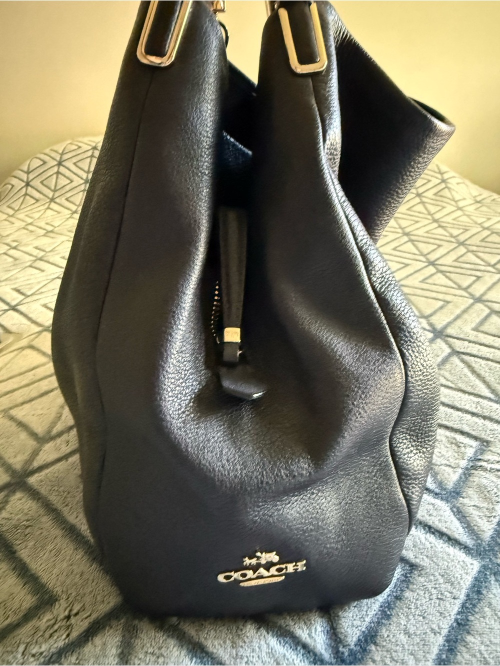 Coach Navy Phoebe Madison Bag - Picture 3 of 10
